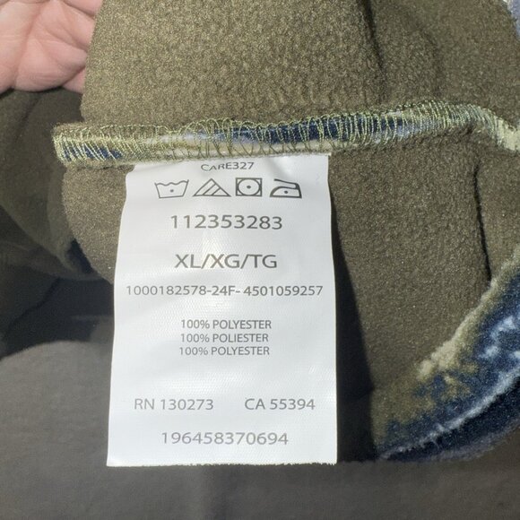 WRANGLER 1/4 ZIP SHERPA ALPINE PULLOVER Men’s XL Green Western Cowboy Southwest - Picture 7 of 9